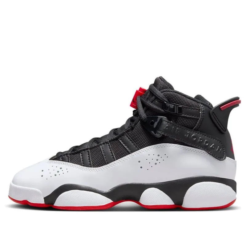 (GS) Air Jordan 6 Rings 'Black Varsity Red' 323419-067 sold by KicksCrew