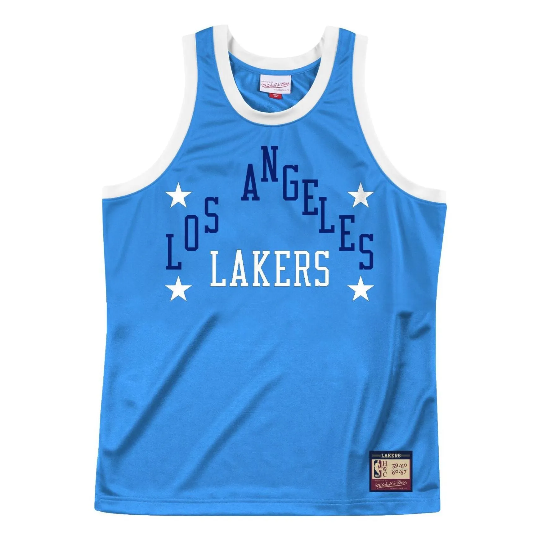 Mitchell & Ness x NBA Los Angeles Lakers 1959-60 Team Heritage Jersey 'Blue' TTNKCP18169-LALLTBL59 sold by KicksCrew