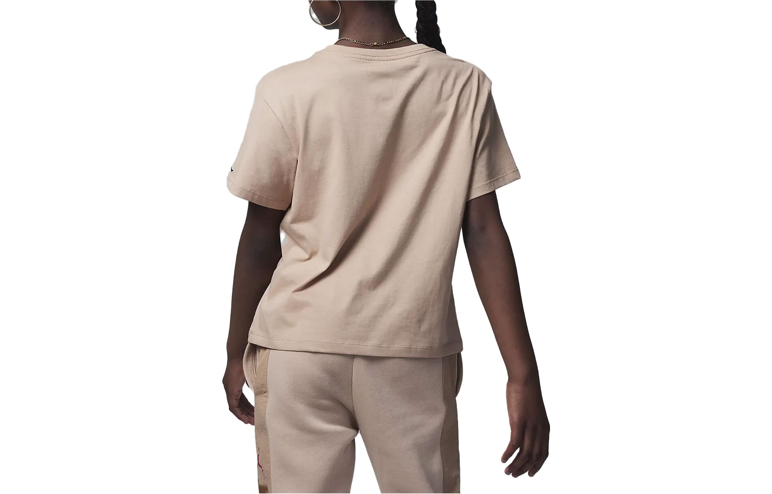 (GS) Air Jordan Post Up Boxy T-Shirt 'Beige' FV3272-200 sold by KicksCrew product image thumbnail 3