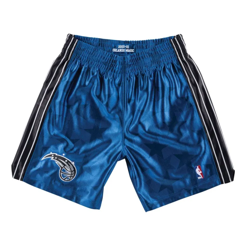 Mitchell & Ness NBA Authentic Shorts Orlando Magic Road 2000-01 'Blue Black' ASHRGS18041-OMAROYA00 sold by KicksCrew