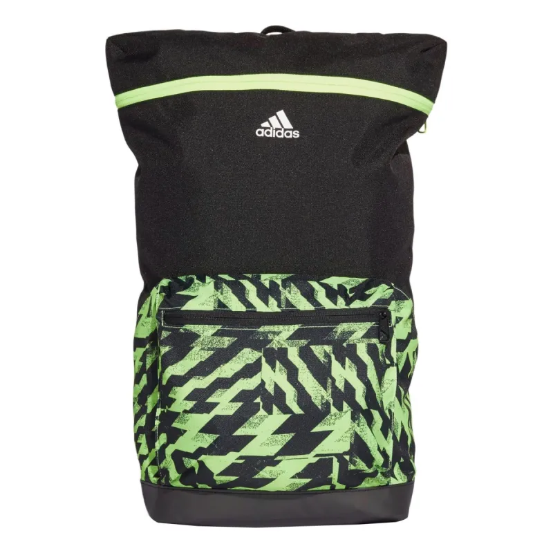 adidas 4CMTE Graphic Backpack 'Black Green' FK1908 sold by KicksCrew