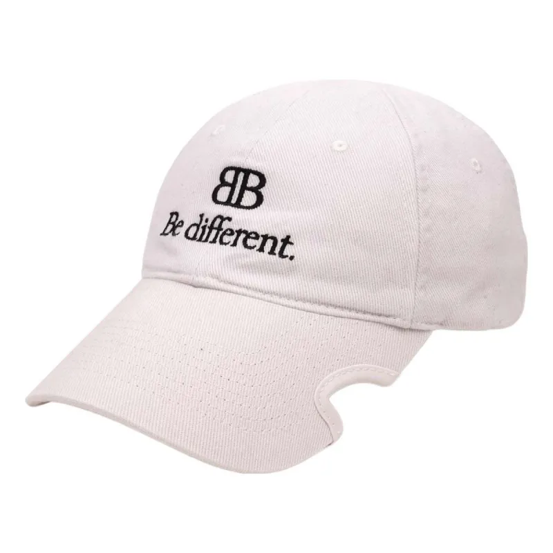 Balenciaga Be Different Baseball Cap 'Ecru Black' 732677410B29260 sold by KicksCrew