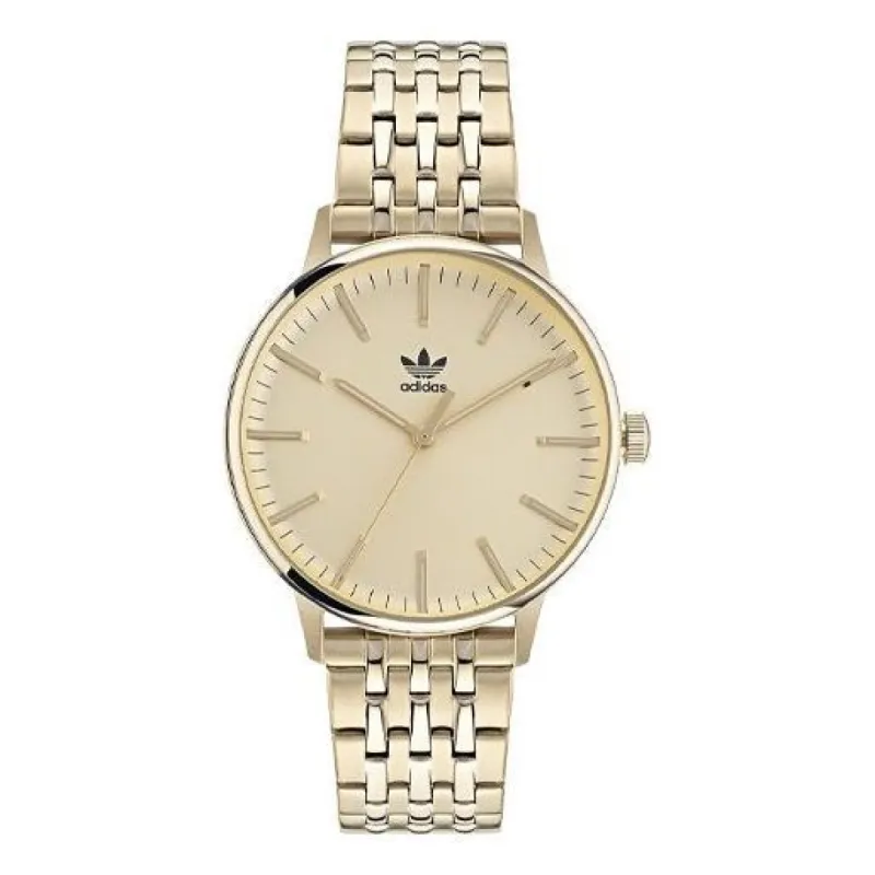 adidas Stainless Steel Gold-Tone Bracelet Watch 'Gold' AOSY220242I sold by KicksCrew