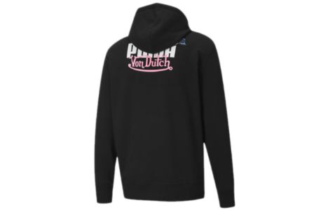 Puma x Von Dutch Hoodie 'Black White Pink' 598323-01 sold by KicksCrew