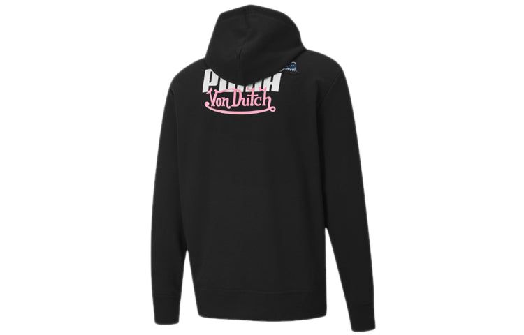 Puma x Von Dutch Hoodie 'Black White Pink' 598323-01 sold by KicksCrew product image thumbnail 2