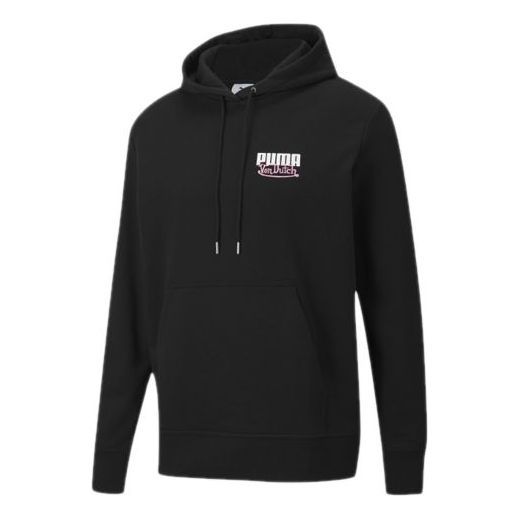 Puma x Von Dutch Hoodie 'Black White Pink' 598323-01 sold by KicksCrew