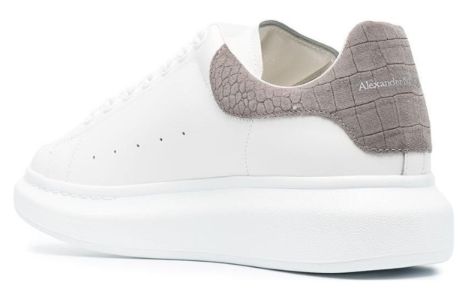 Alexander McQueen Oversized Sneaker 'Lead Crocodile Suede' 625162WHZ4K9597 sold by KicksCrew