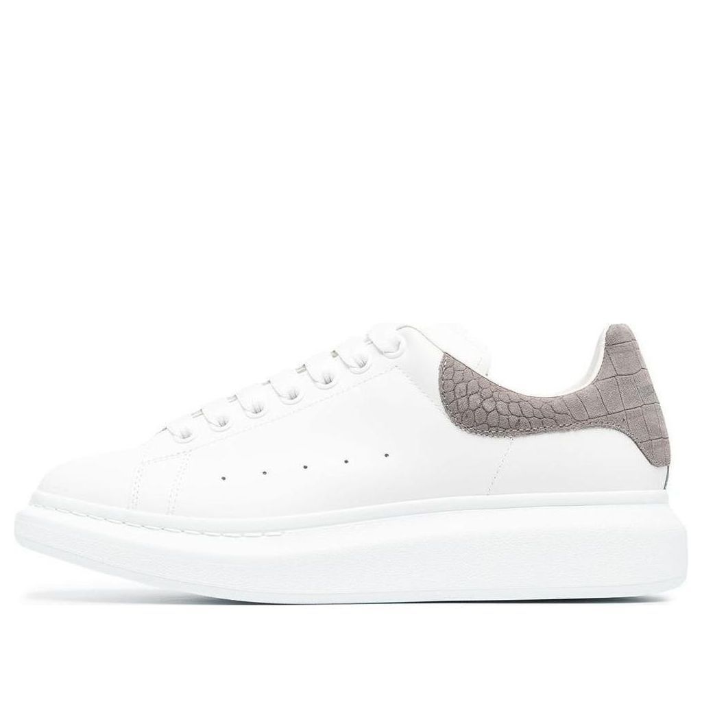 Alexander McQueen Oversized Sneaker 'Lead Crocodile Suede' 625162WHZ4K9597 sold by KicksCrew
