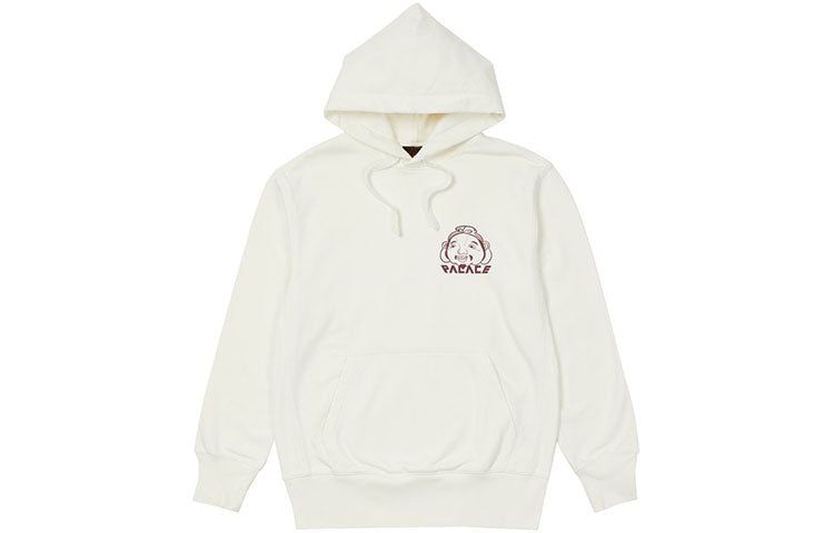 Palace X Evisu FW21 Tri-Godhead Hood Egret 'White' P21EVHD002 sold by KicksCrew product image thumbnail 2