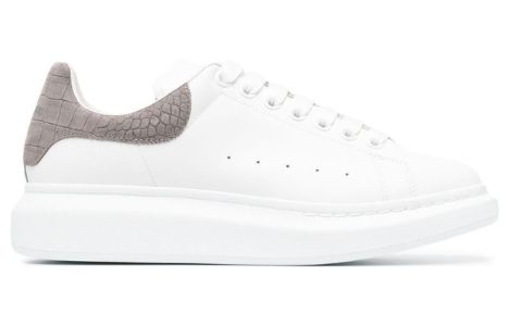 Alexander McQueen Oversized Sneaker 'Lead Crocodile Suede' 625162WHZ4K9597 sold by KicksCrew