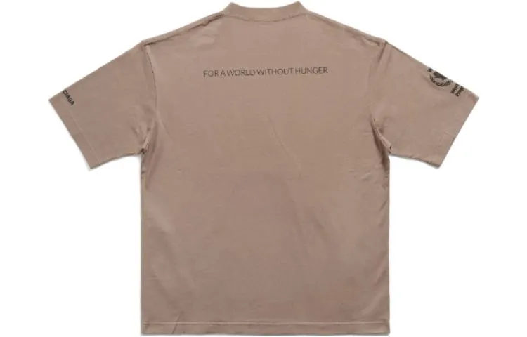 Balenciaga x WFP T-Shirt Medium Fit 'Beige' 612966TMVL27761 sold by KicksCrew product image thumbnail 2
