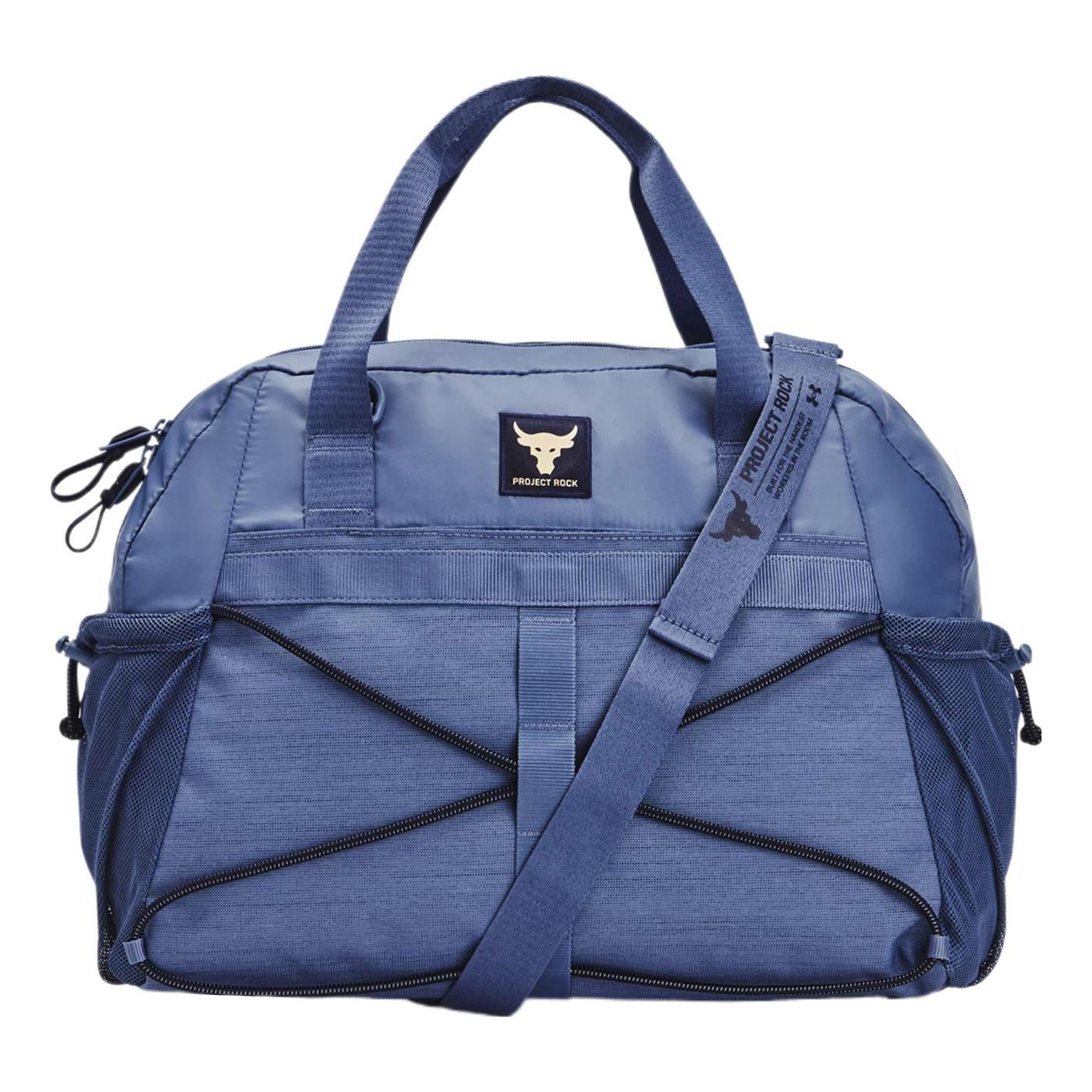 WMNS) Under Armour Project Rock Small Gym Bag 'Blue' 1376458
