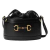 (WMNS) Gucci Horsebit 1955 Drawstring Bucket Bag 'Black' 602118-1DBLG-1000 sold by KicksCrew