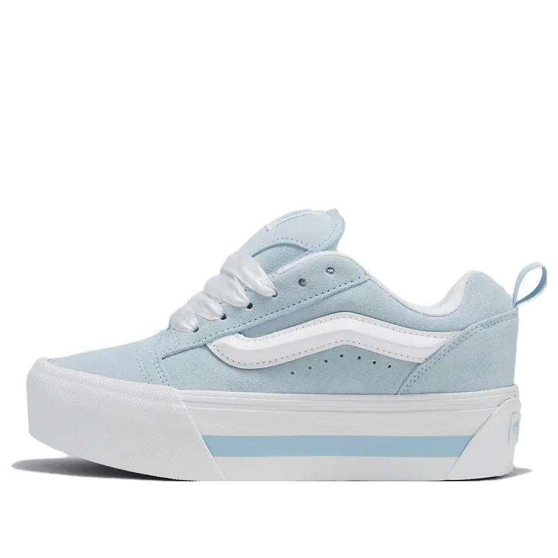 Vans Knu Stack Vintage Satin Shoes 'Dream Blue White' VN000CP6DRM sold by KicksCrew