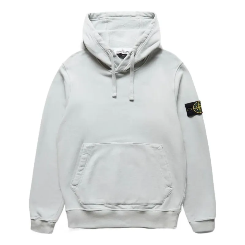 STONE ISLAND Hoodie 'Pearl Grey' 771564120-V0061 sold by KicksCrew