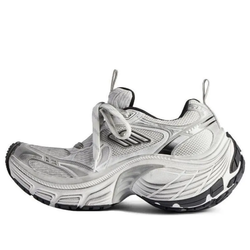 (WMNS) Balenciaga 10xl 'White Black Gris' 792778W2MV29110 sold by KicksCrew