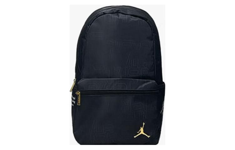 Air Jordan B&G Logo Backpack 'Black Gold' FZ1741-010 sold by KicksCrew product image thumbnail 2