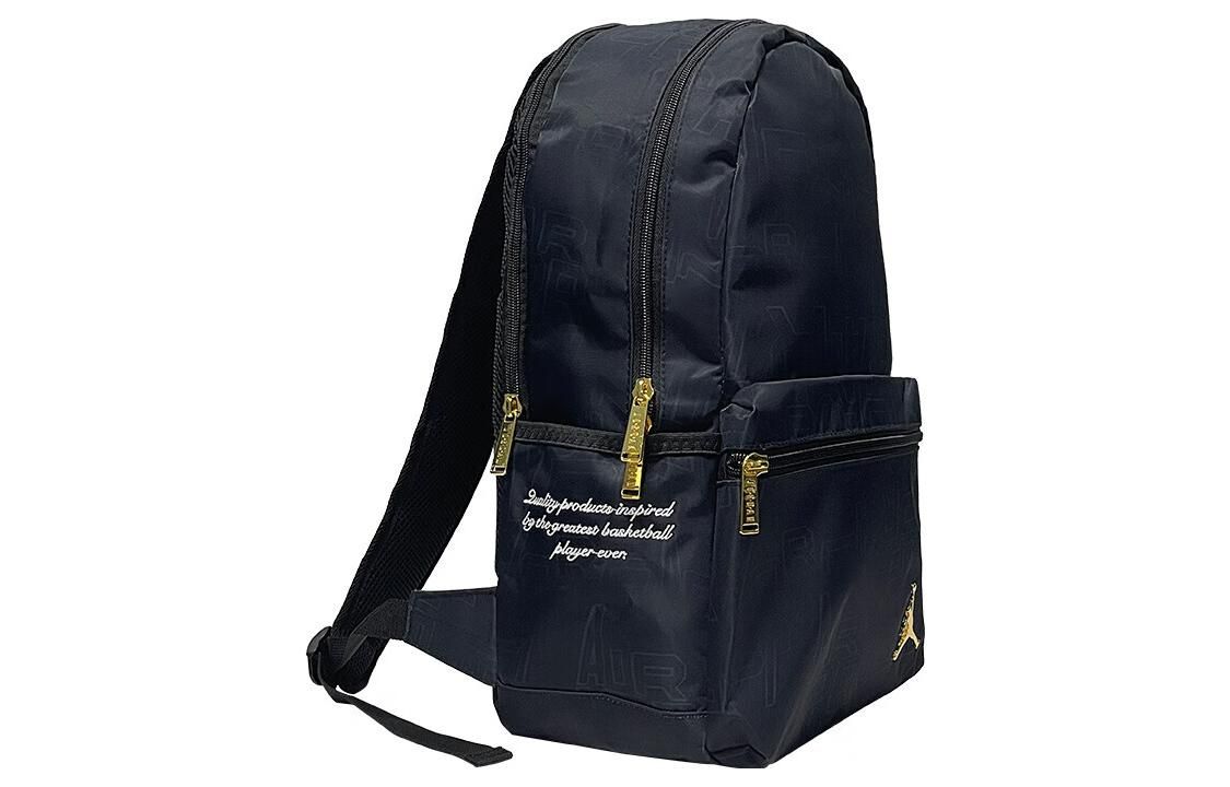 Air Jordan B&G Logo Backpack 'Black Gold' FZ1741-010 sold by KicksCrew product image thumbnail 3
