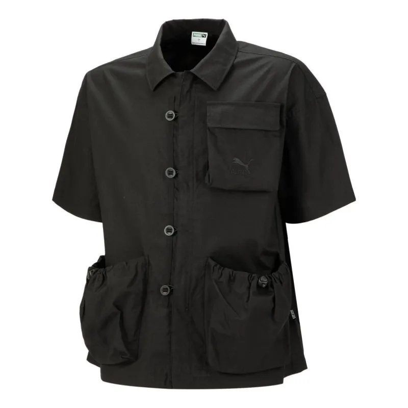 Puma SS23 Short Sleeve Shirt 'Black' 621925-01 sold by KicksCrew