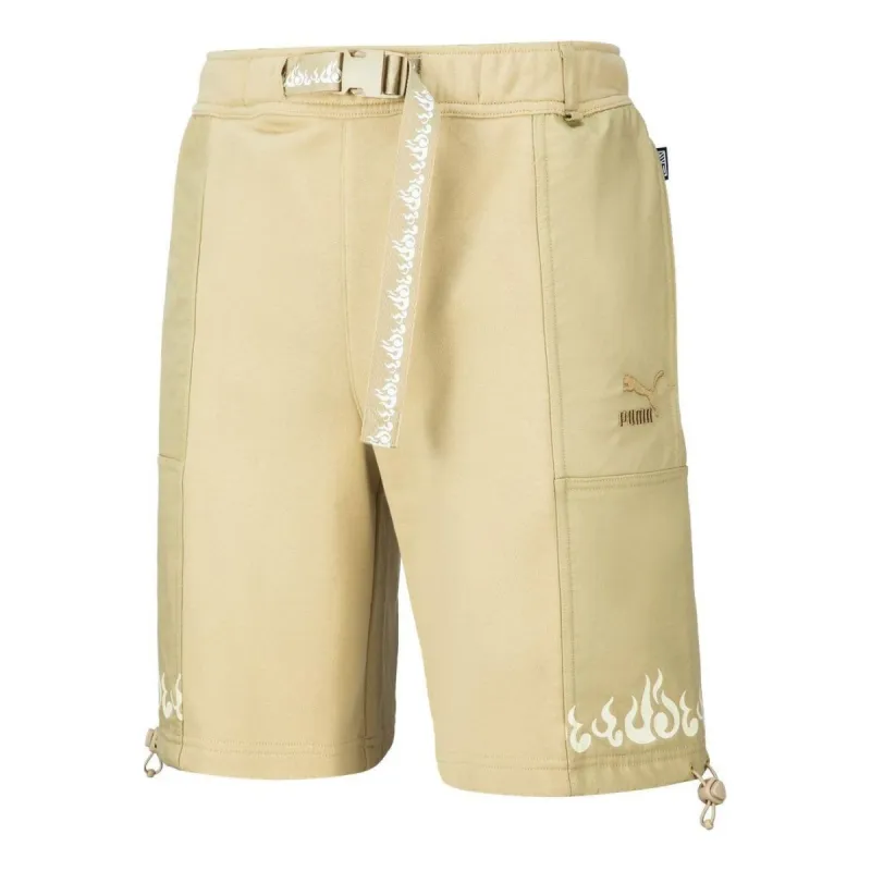Puma SS23 Casual Shorts 'Beige' 621924-88 sold by KicksCrew