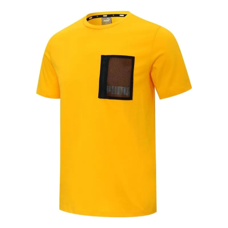 Puma Urban Pocket Tee 'Yellow' 537527-39 sold by KicksCrew