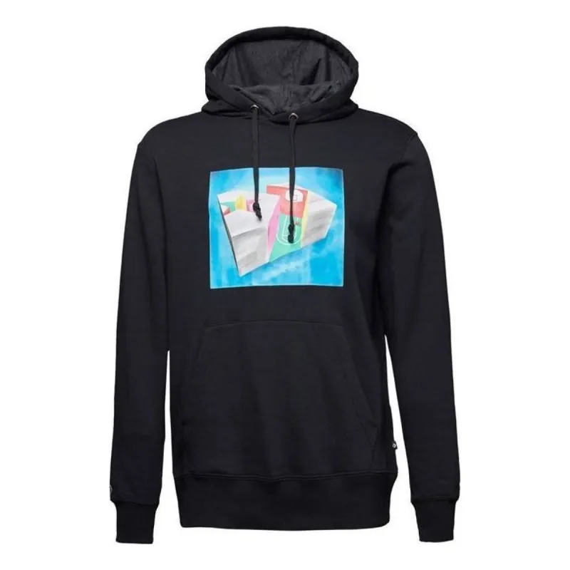 Converse Star Chevron 3D Court Pullover Hoodie 'Black' 10017341-A01 sold by KicksCrew