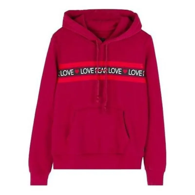 (WMNS) Converse Love the Progress Print Hoodie 'Red' 10017330-A02 sold by KicksCrew