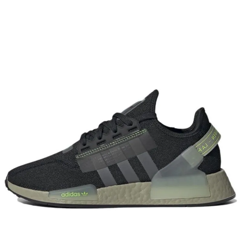 adidas NMD_R1 V2 'Black Lime' GY6166 sold by KicksCrew