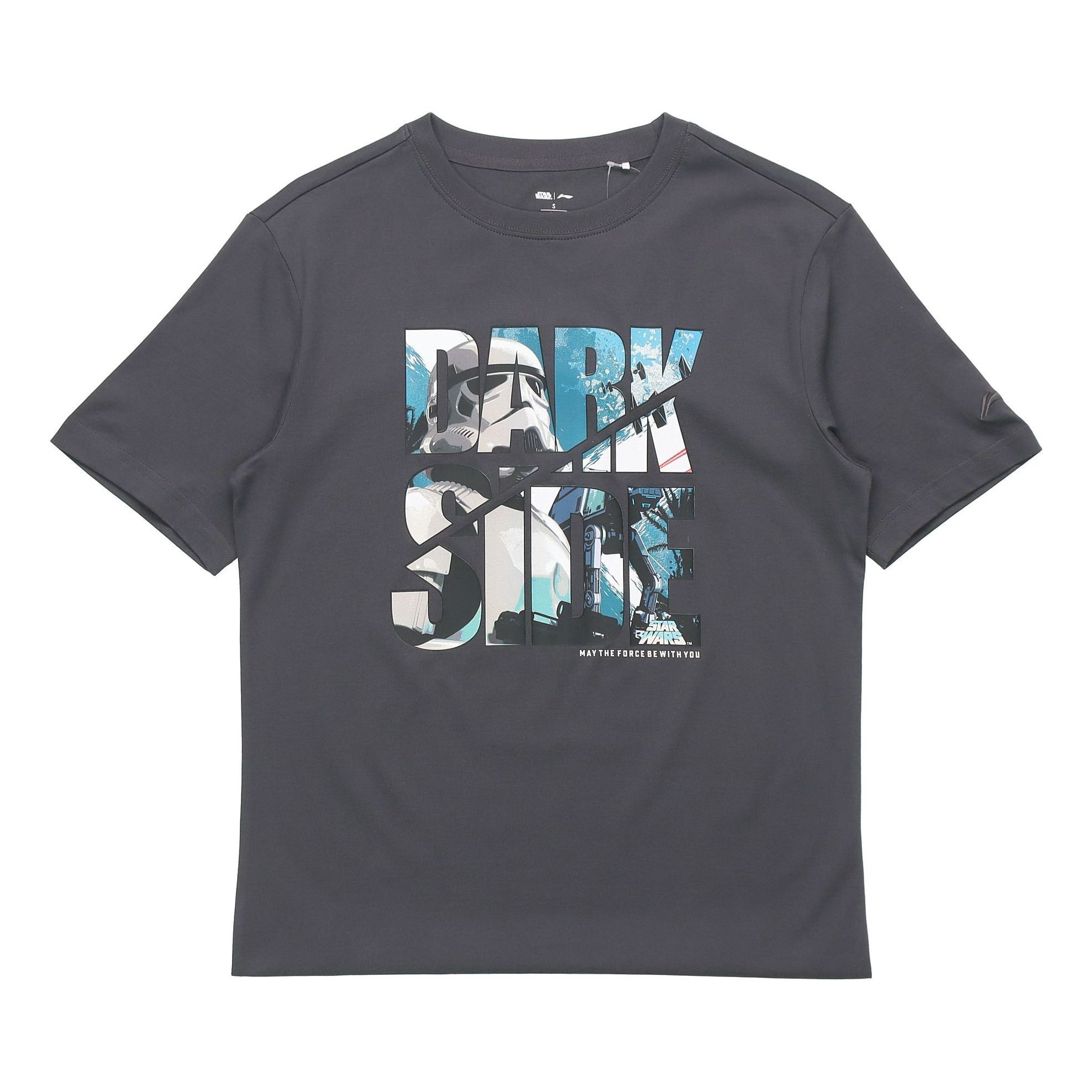 Li-Ning x Star Wars Graphic T-shirt 'Dark Grey' AHSR335-4 sold by KicksCrew