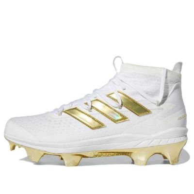 Adidas Adizero Afterburner 8 NWV TPU Cleats 'White Gold' FY3855 sold by KicksCrew