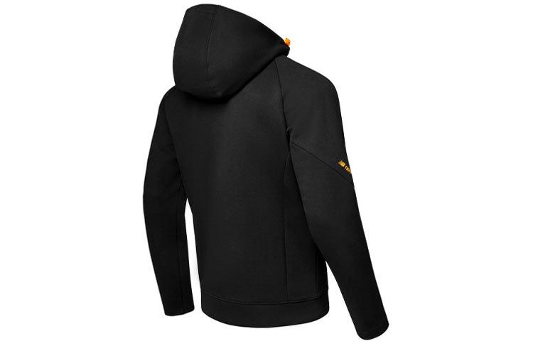 New Balance Tech Fleece Full-Zip Hooded Jacket 'Black Orange' AMJ11329-BK sold by KicksCrew product image thumbnail 2