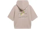 Li-Ning Counterflow Map Graphic Short Sleeve Hoodie 'Light Brown' AWDT535-3 sold by KicksCrew