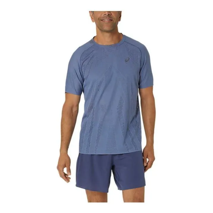 ASICS Metarun Running T-shirt 'Denim Blue' 2011C986-400 sold by KicksCrew