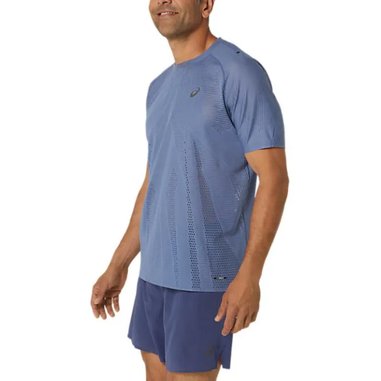 ASICS Metarun Running T-shirt 'Denim Blue' 2011C986-400 sold by KicksCrew product image thumbnail 4
