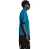 Balenciaga Logo T-Shirt Medium Fit 'Blue' 612966TLVB99567 sold by KicksCrew