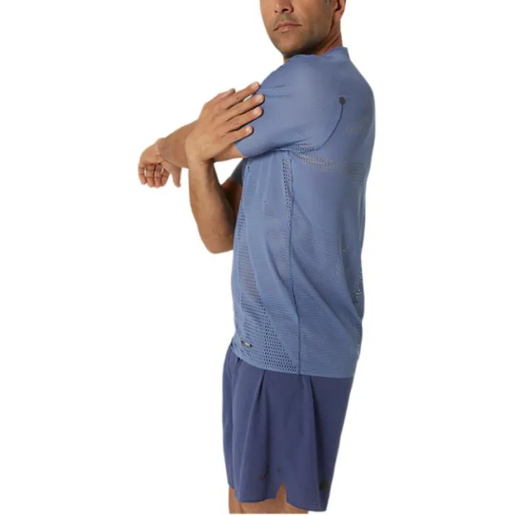 ASICS Metarun Running T-shirt 'Denim Blue' 2011C986-400 sold by KicksCrew product image thumbnail 5