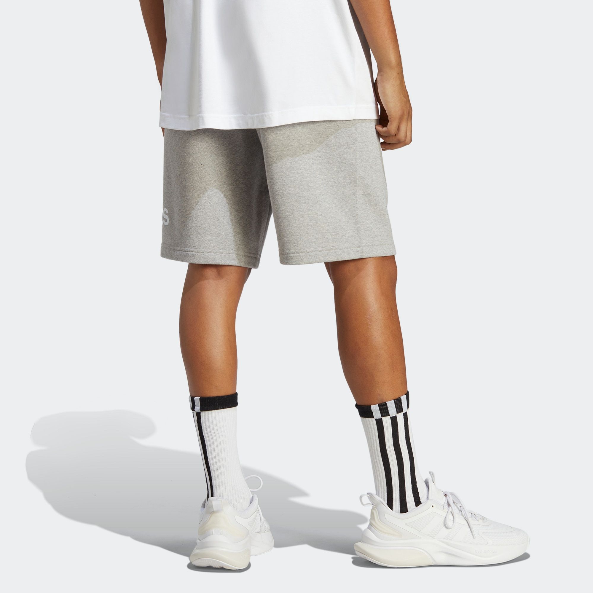adidas Essentials Big Logo French Terry Shorts 'Grey' IC9403 sold by KicksCrew product image thumbnail 3