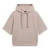 Li-Ning Counterflow Map Graphic Short Sleeve Hoodie 'Light Brown' AWDT535-3 sold by KicksCrew