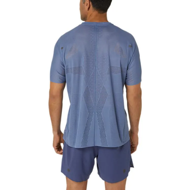 ASICS Metarun Running T-shirt 'Denim Blue' 2011C986-400 sold by KicksCrew product image thumbnail 3