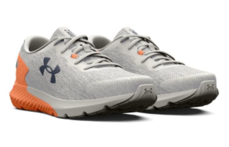 (WMNS) Under Armour Charged Rogue 3 Knit-GRY Sneakers 'Grey Orange' 3026147-100 sold by KicksCrew product image thumbnail 4