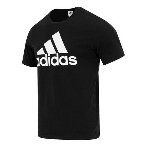 adidas Essentials Single Jersey Big Logo T-shirt 'Black' IC9347 sold by KicksCrew