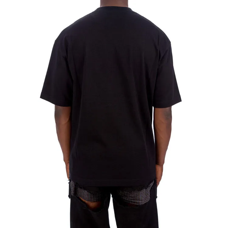 Balenciaga Crest Logo T-Shirt 'Black' 612966TLV611000 sold by KicksCrew product image thumbnail 4