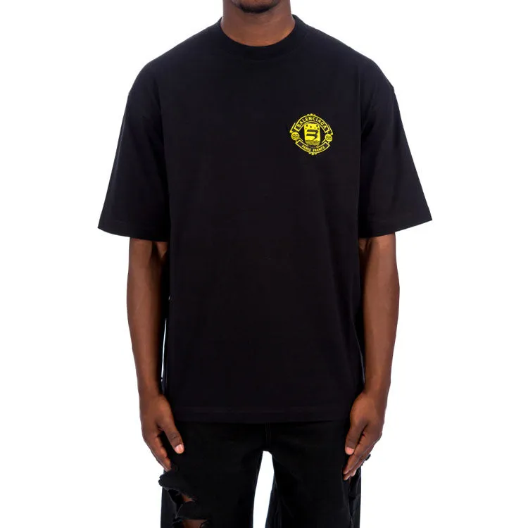 Balenciaga Crest Logo T-Shirt 'Black' 612966TLV611000 sold by KicksCrew product image thumbnail 3