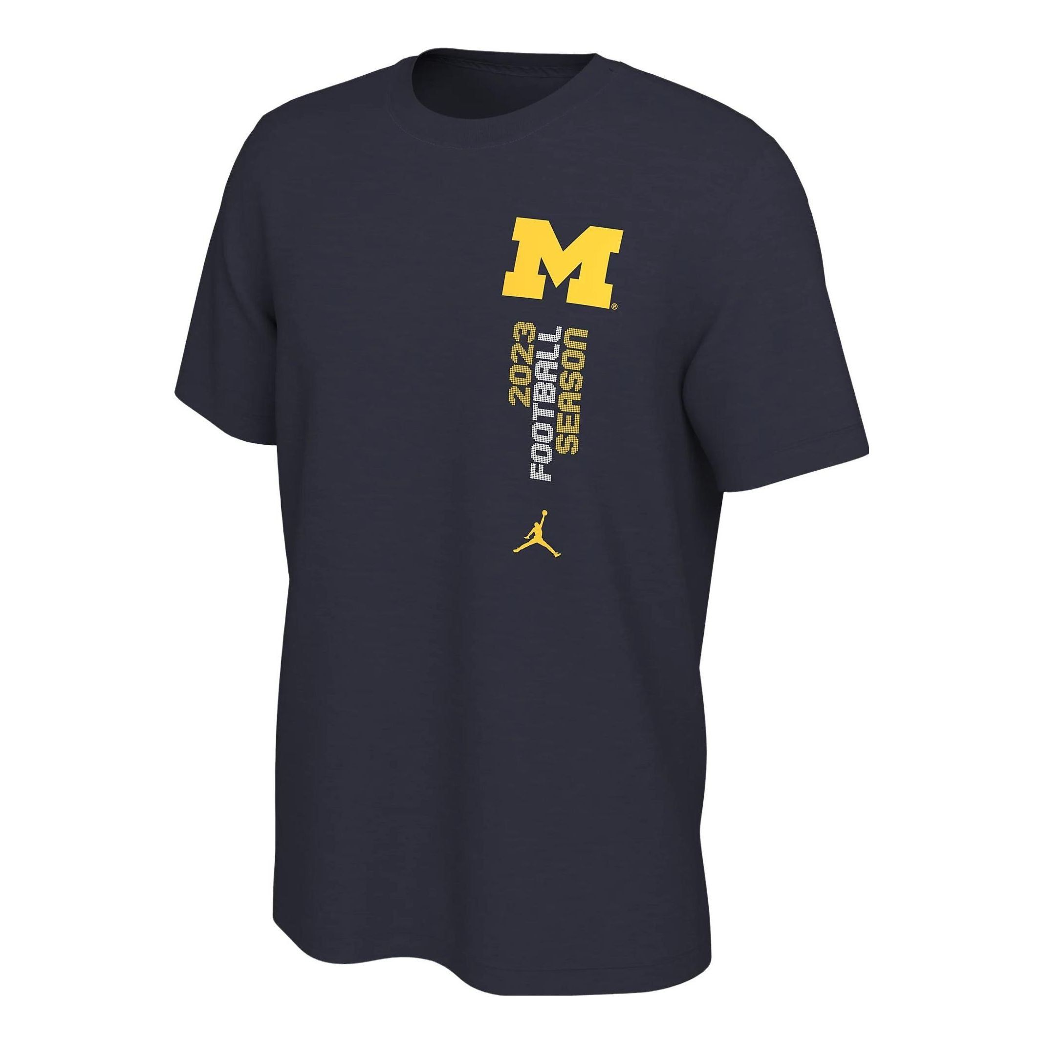 Air Jordan Michigan Schedule College T-Shirt 'Navy' HF4099-419 sold by KicksCrew