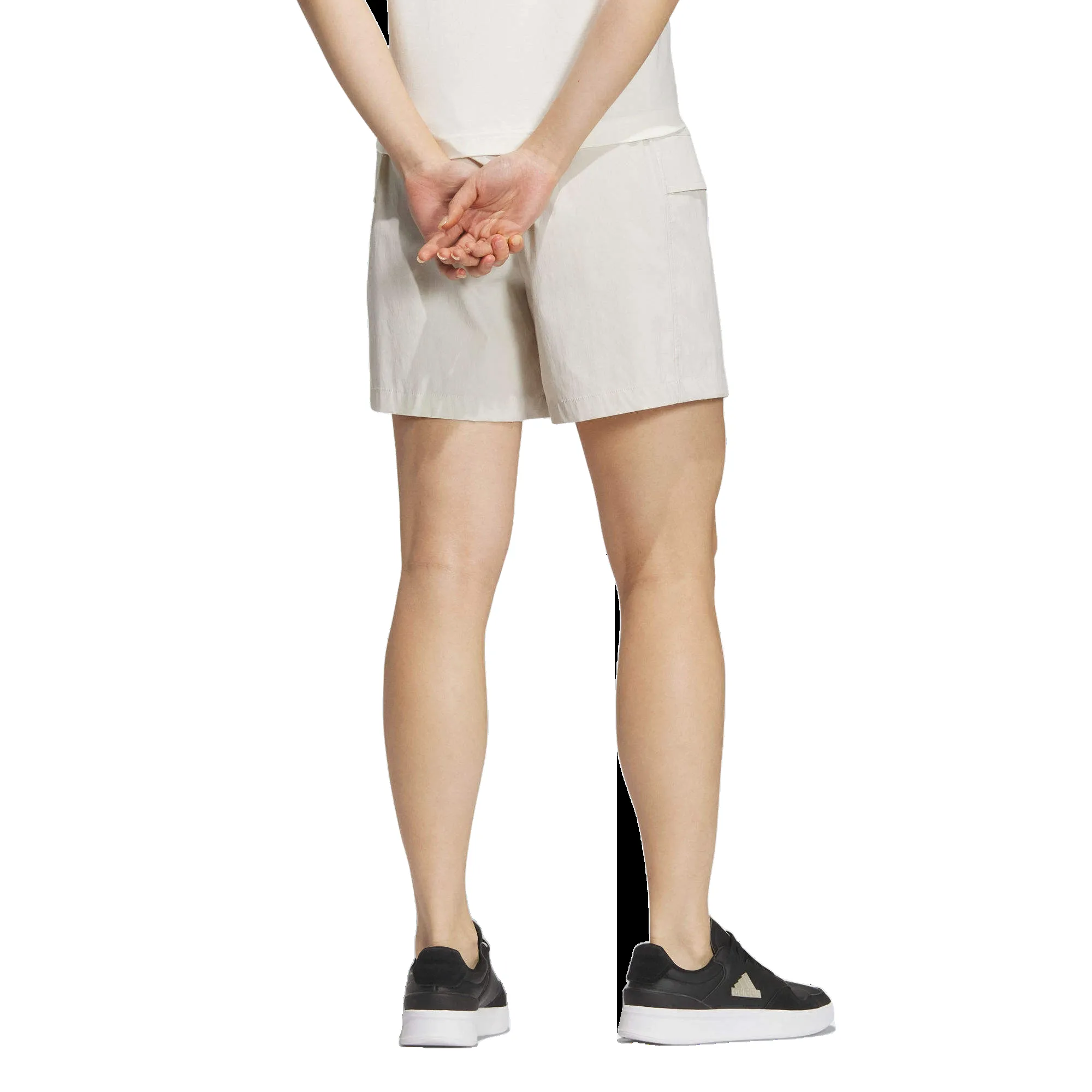 (WMNS) adidas Verbiage Woven Shorts 'White' JN7776 sold by KicksCrew product image thumbnail 3