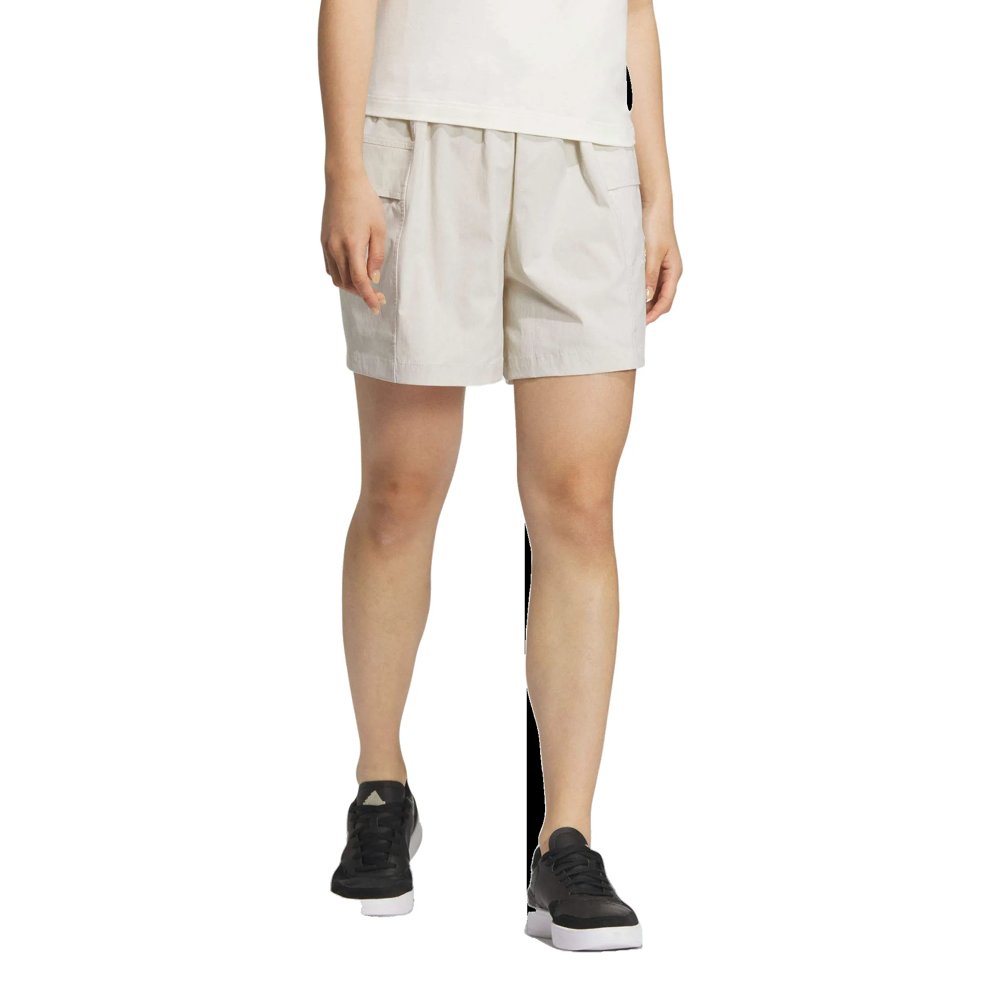 (WMNS) adidas Verbiage Woven Shorts 'White' JN7776 sold by KicksCrew product image thumbnail 2
