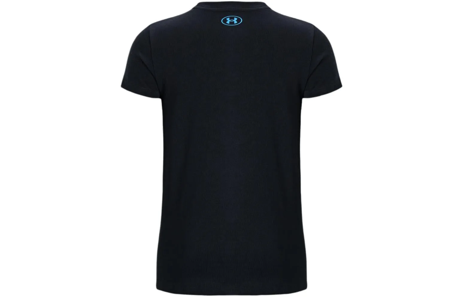 (WMNS) Under Armour Project Rock Underground Core T-Shirt 'Black Blue' 1382708-001 sold by KicksCrew product image thumbnail 2