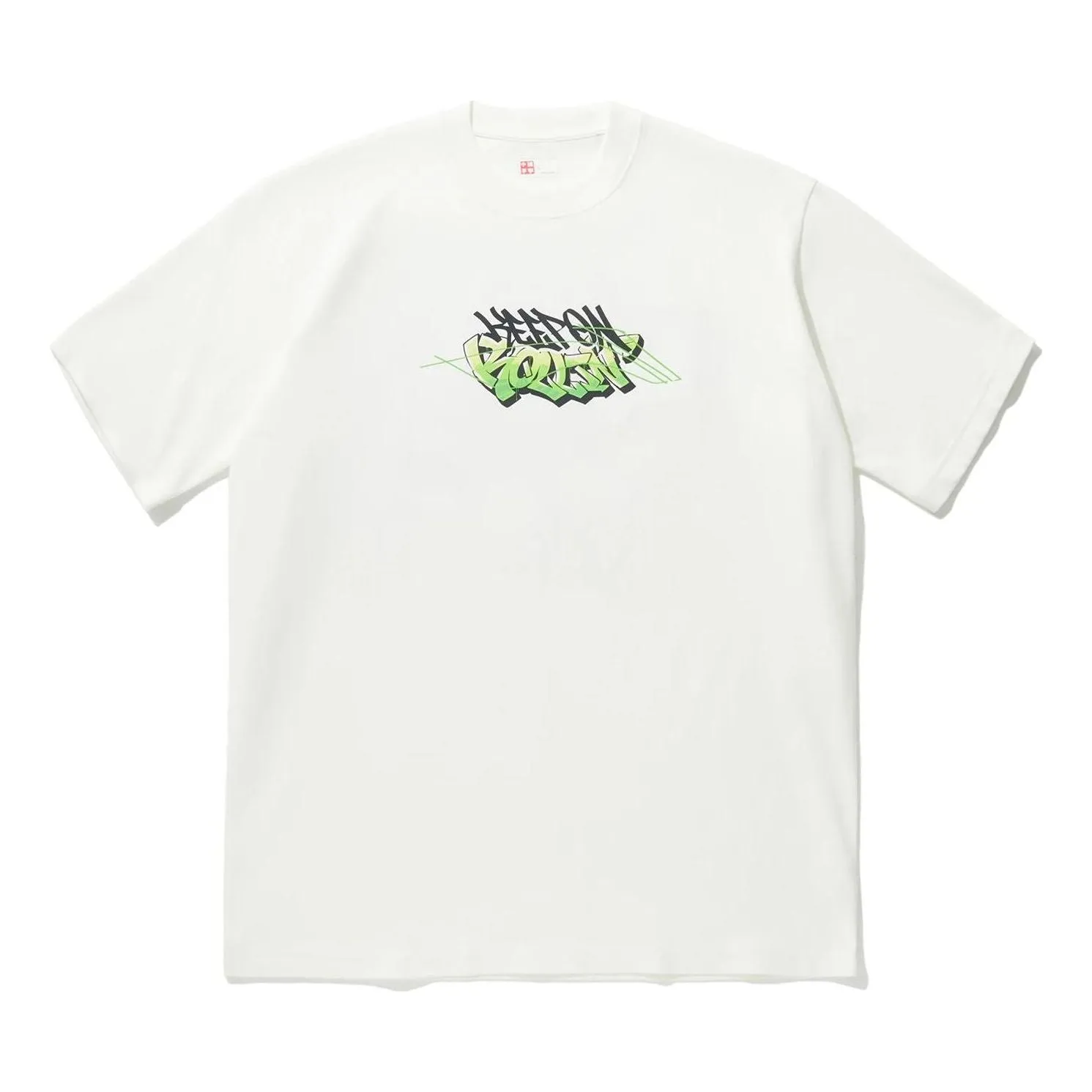 Li-Ning Keep On Rollin Graphic T-shirt 'White' AHSU225-5 sold by KicksCrew
