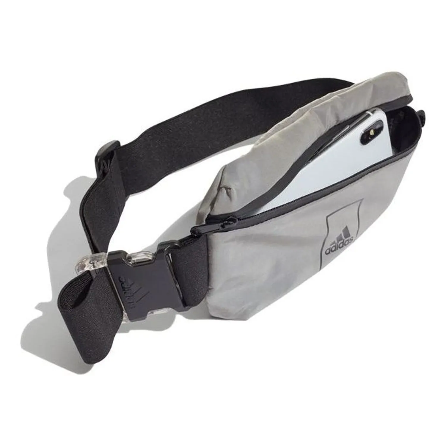 adidas Sports Waist Bag 'Silver' H32429 sold by KicksCrew product image thumbnail 3