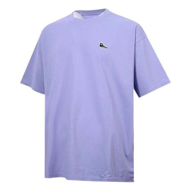 Converse Chuck Taylor Shoe Patch T-Shirt 'Purple' 10020931-A17 sold by KicksCrew